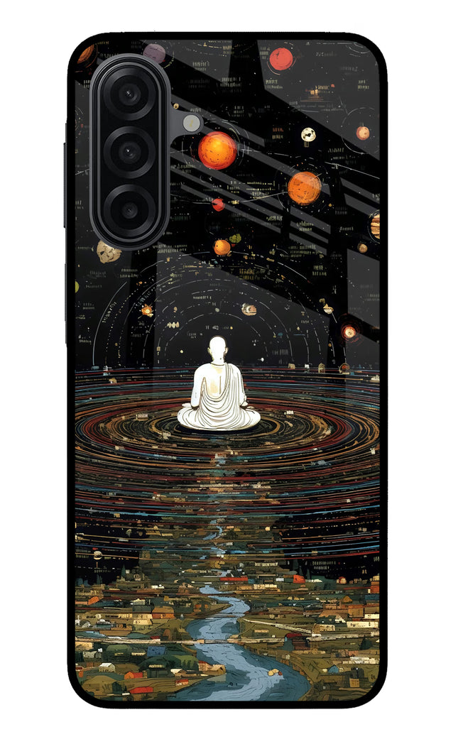 Space Monk Samsung M17 5G Metal Case Back Cover by Casekaro