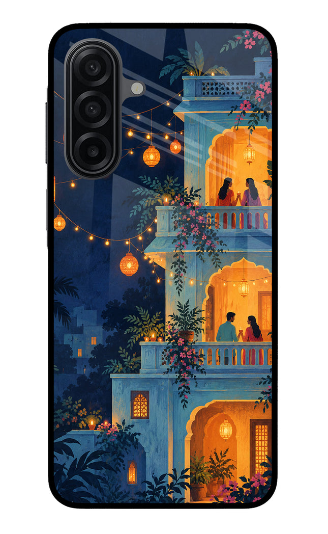Balcony Glow Samsung M17 5G Metal Case Back Cover by Casekaro