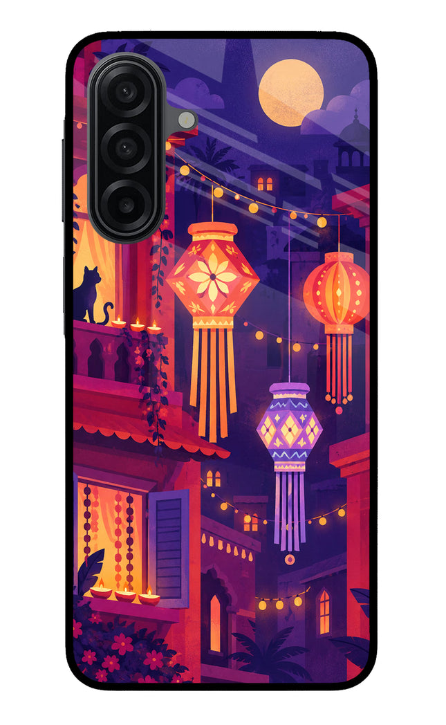 Lantern Lane Samsung M17 5G Metal Case Back Cover by Casekaro