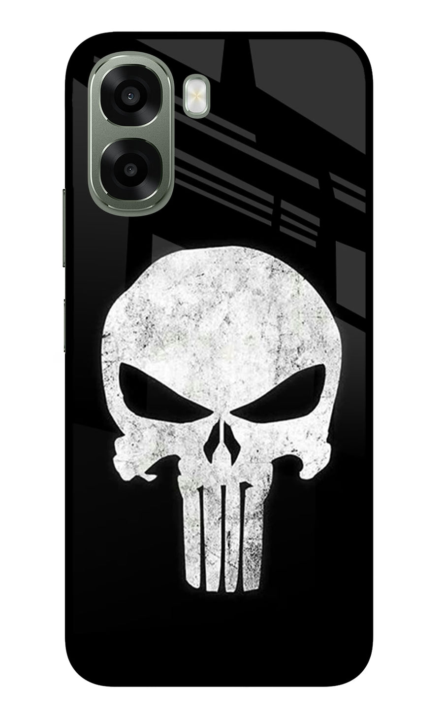 Punisher Skull Oppo A6x 5G Back Cover, Metal case