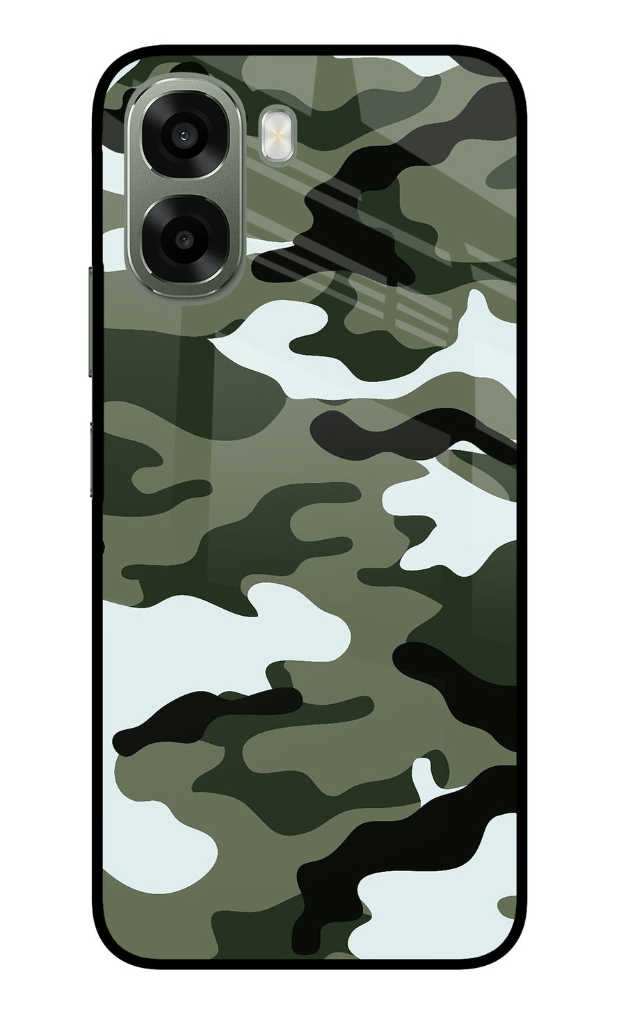 Camouflage Oppo A6x 5G Back Cover, Metal case