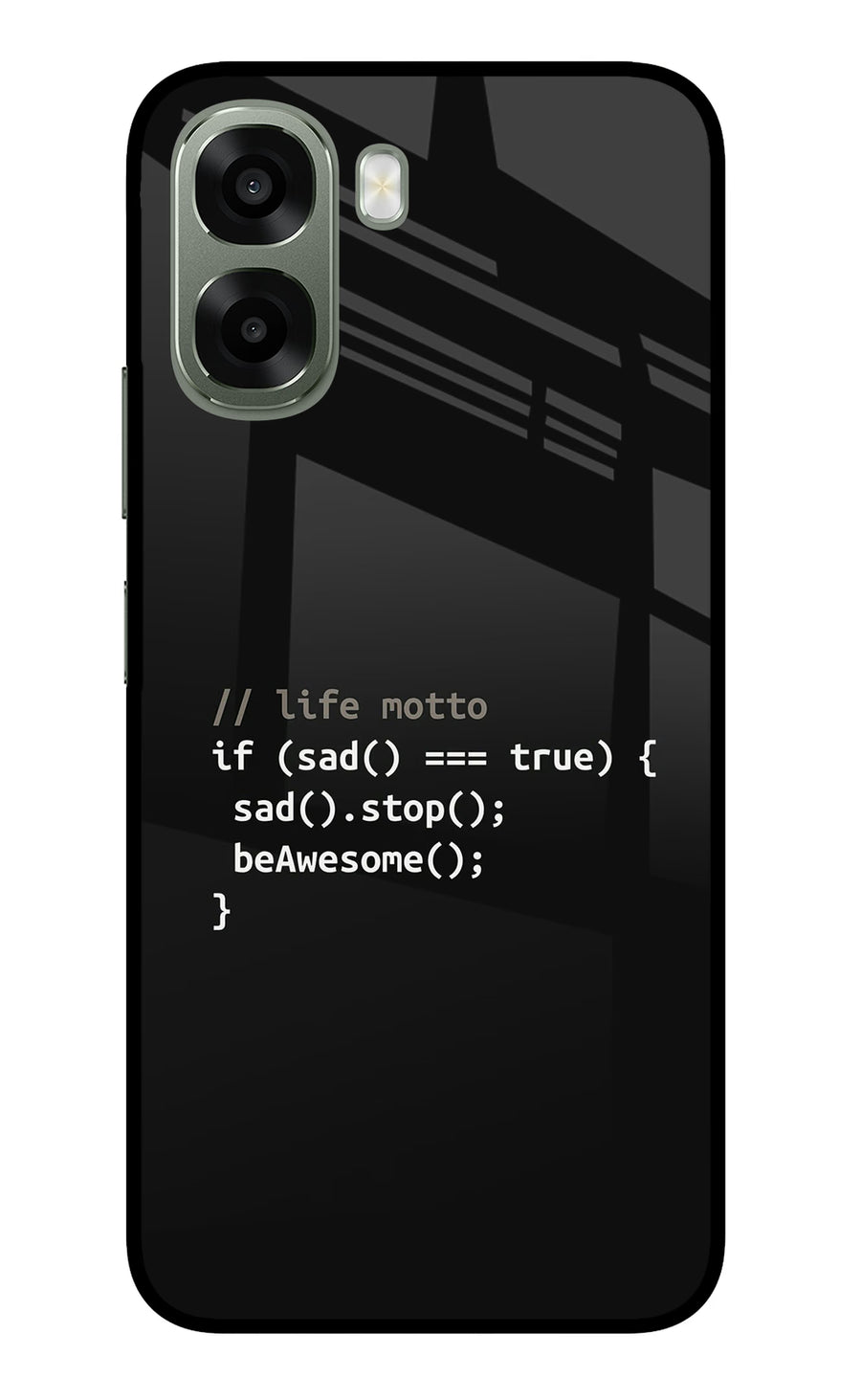 Life Motto Code Oppo A6x 5G Back Cover, Metal case
