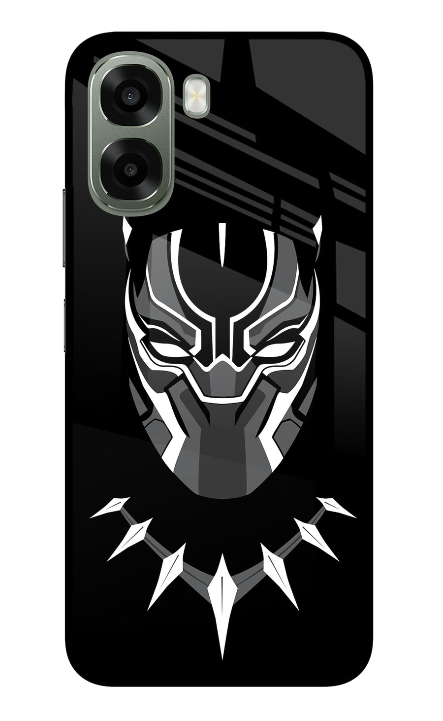 Black Panther Oppo A6x 5G Back Cover, Metal case