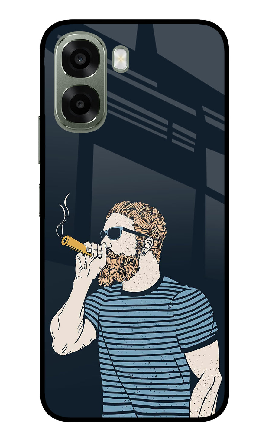 Smoking Oppo A6x 5G Back Cover, Metal case