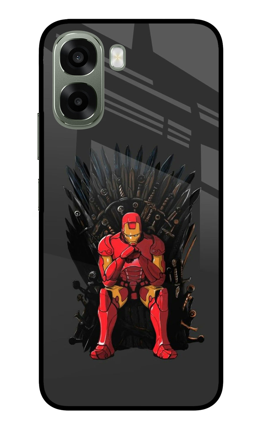 Ironman Throne Oppo A6x 5G Back Cover, Metal case