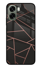 Geometric Pattern Oppo A6x 5G Metal Case Back Cover by Casekaro