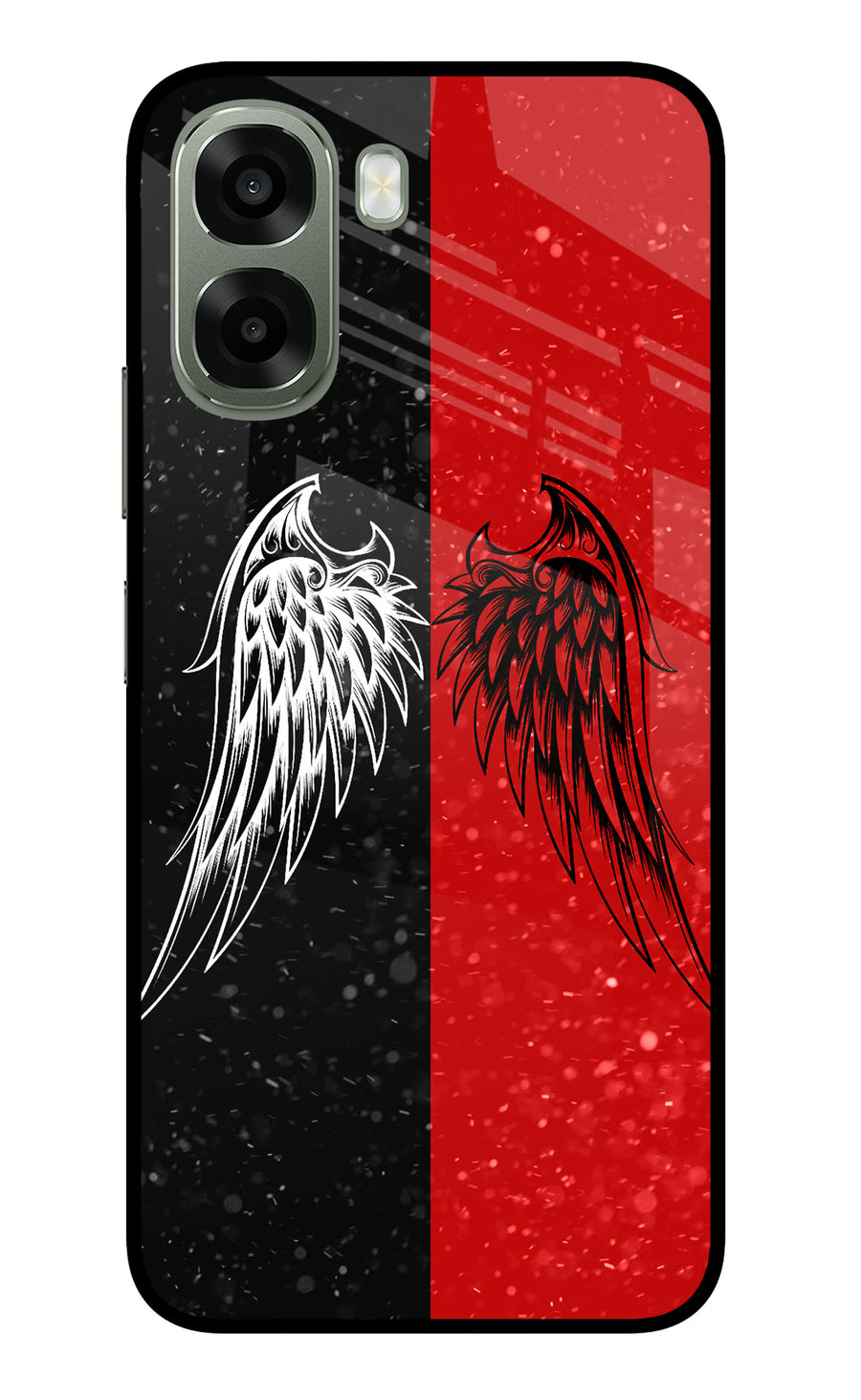 Wings Oppo A6x 5G Back Cover, Metal case