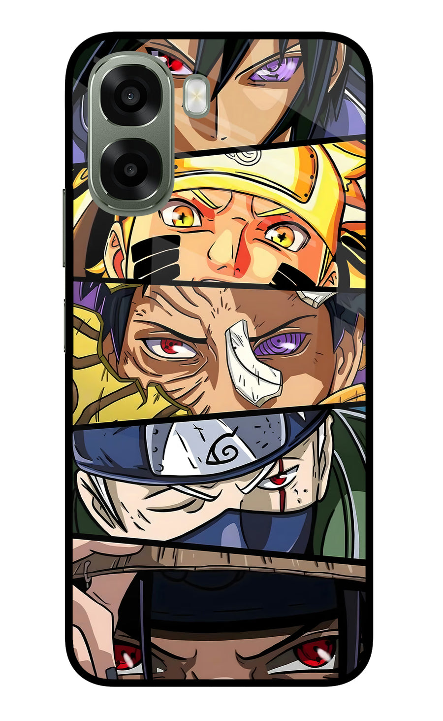 Naruto Character Oppo A6x 5G Back Cover, Metal case