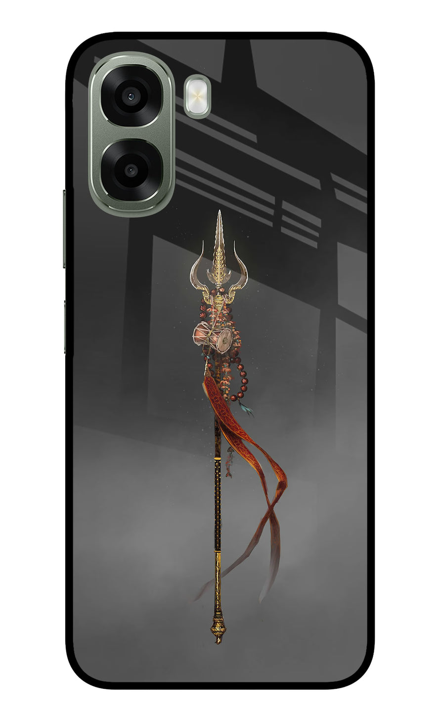 Shiv Trishul Oppo A6x 5G Back Cover, Metal case