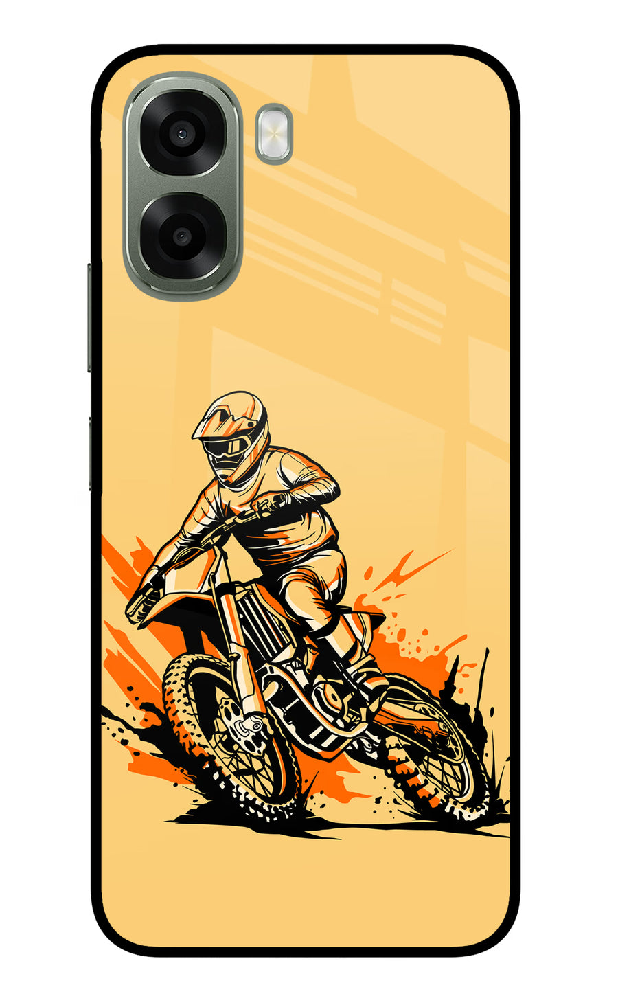 Off-Road Fury Oppo A6x 5G Back Cover, Metal case