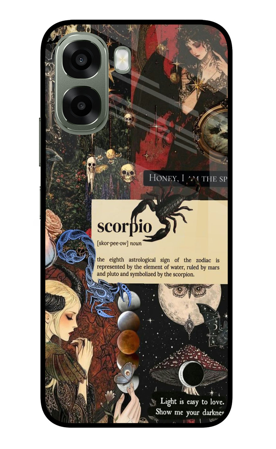 Scorpio Zodiac Oppo A6x 5G Back Cover, Metal case