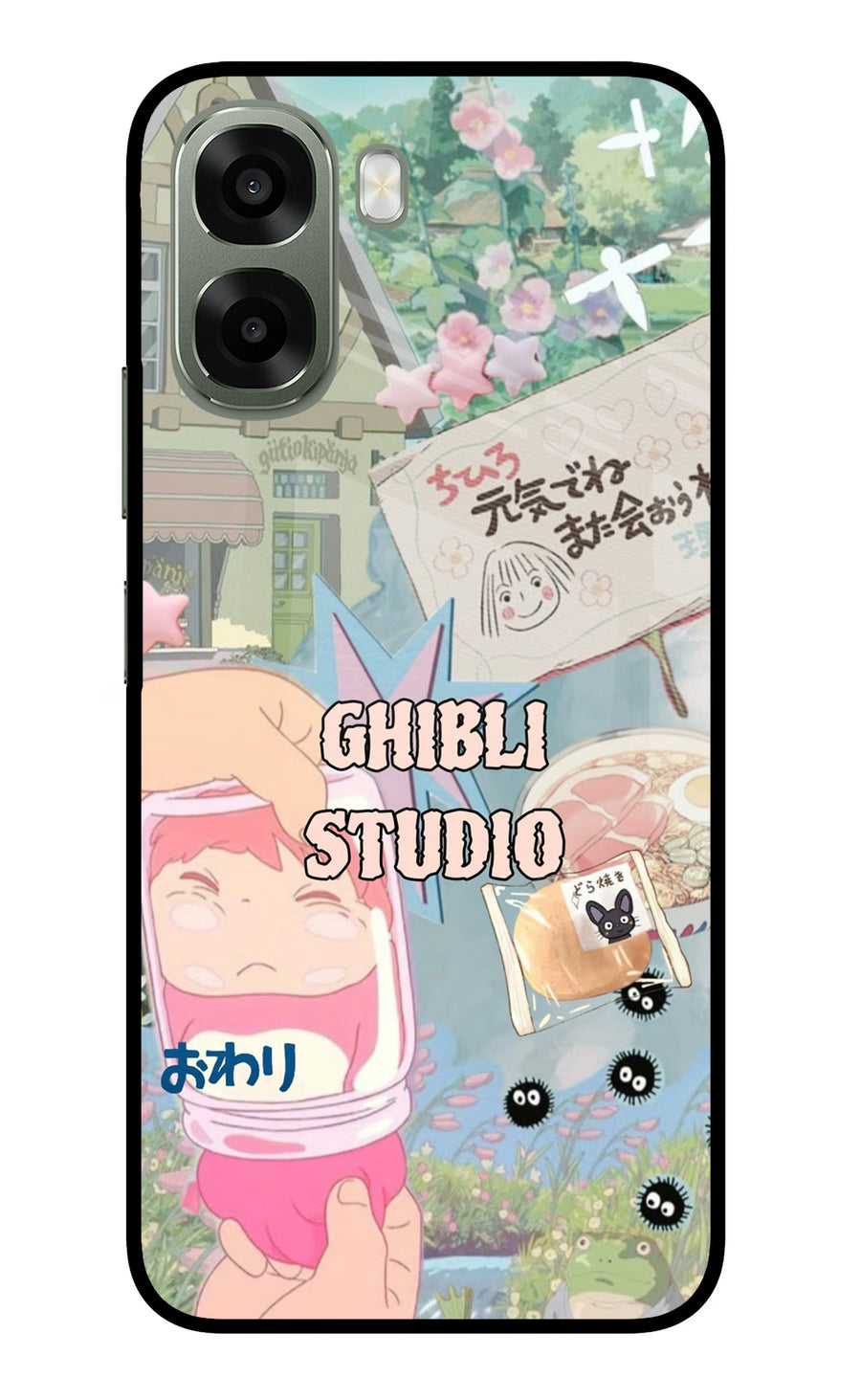 Studio Ghibli Oppo A6x 5G Back Cover, Metal case
