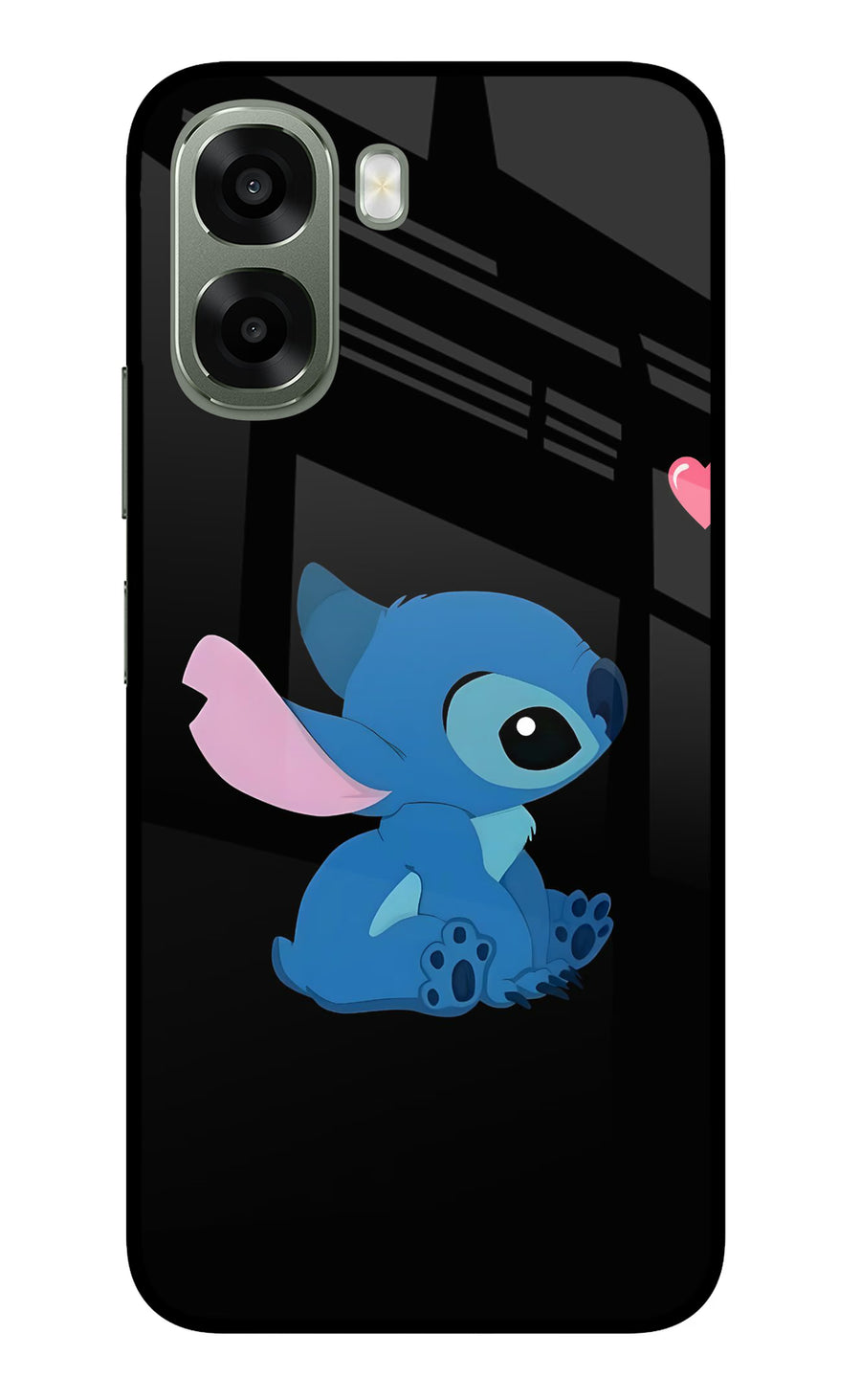 Stitch Crush Oppo A6x 5G Back Cover, Metal case