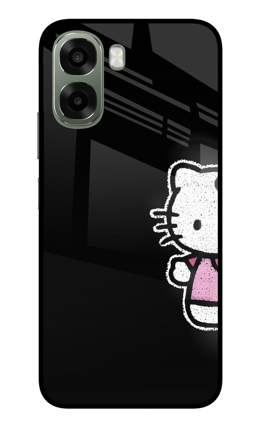 Kitty Charm Oppo A6x 5G Back Cover, Metal case