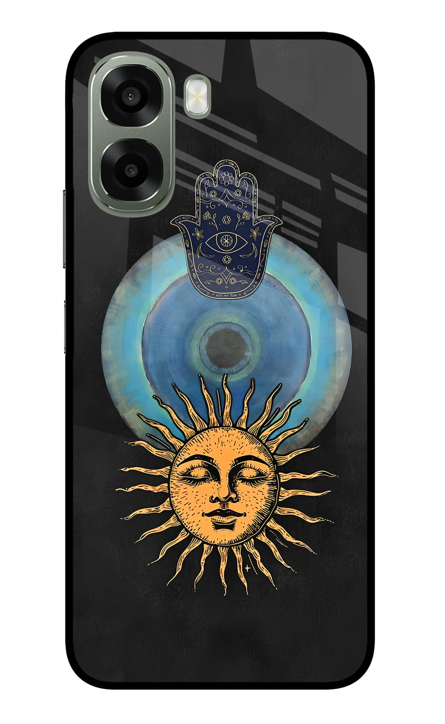 Divine Sun Oppo A6x 5G Back Cover, Metal case