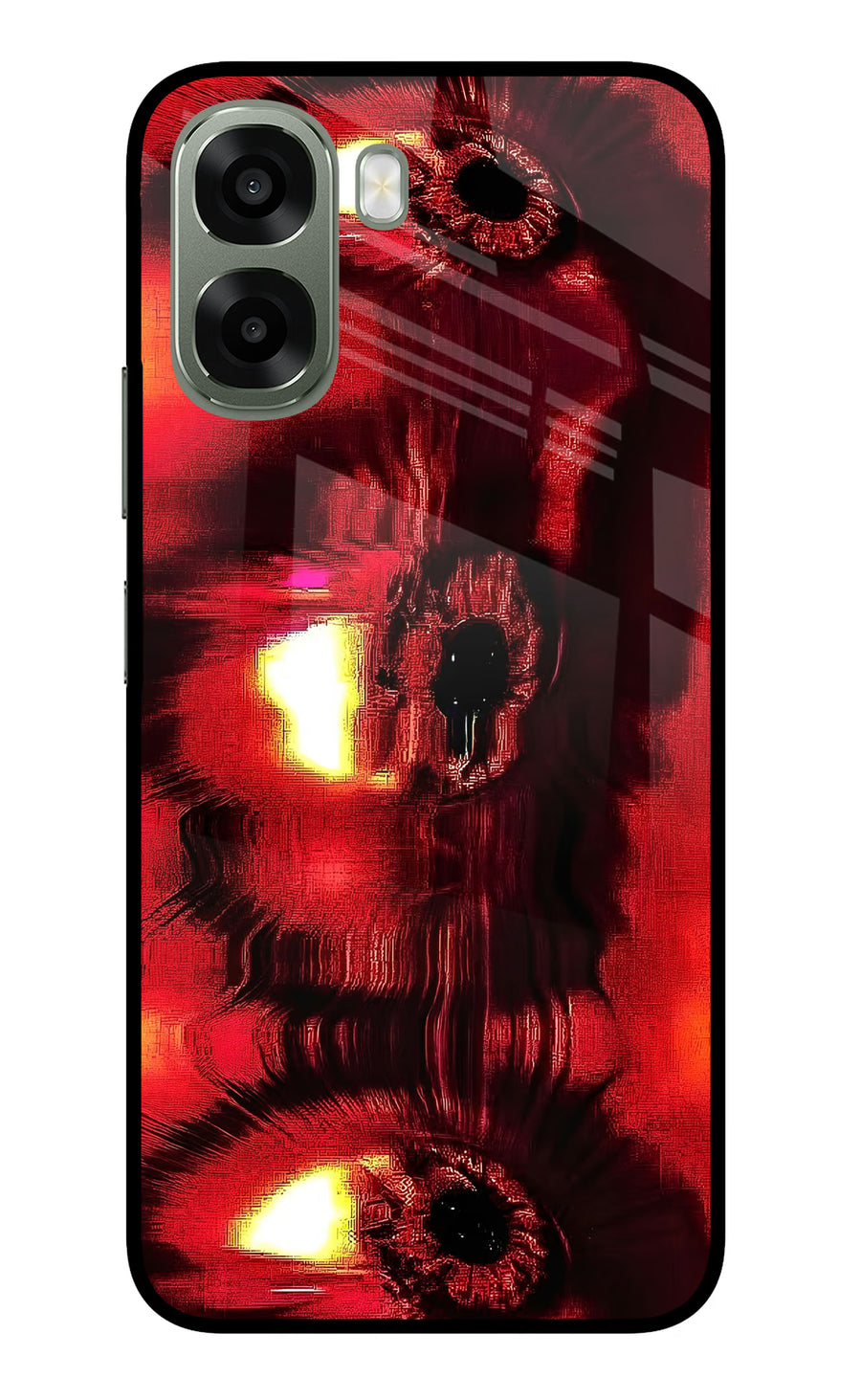 Fire Eye Oppo A6x 5G Back Cover, Metal case