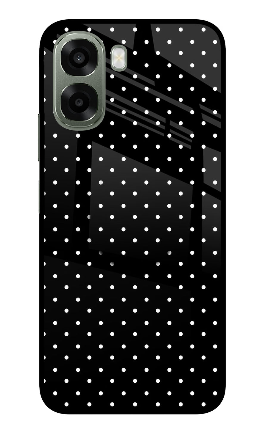White Dots Oppo A6x 5G Pop Case, Metal case