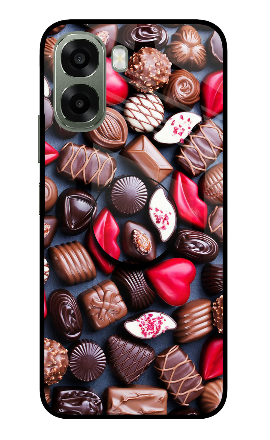 Chocolates Oppo A6x 5G Pop Case, Metal case