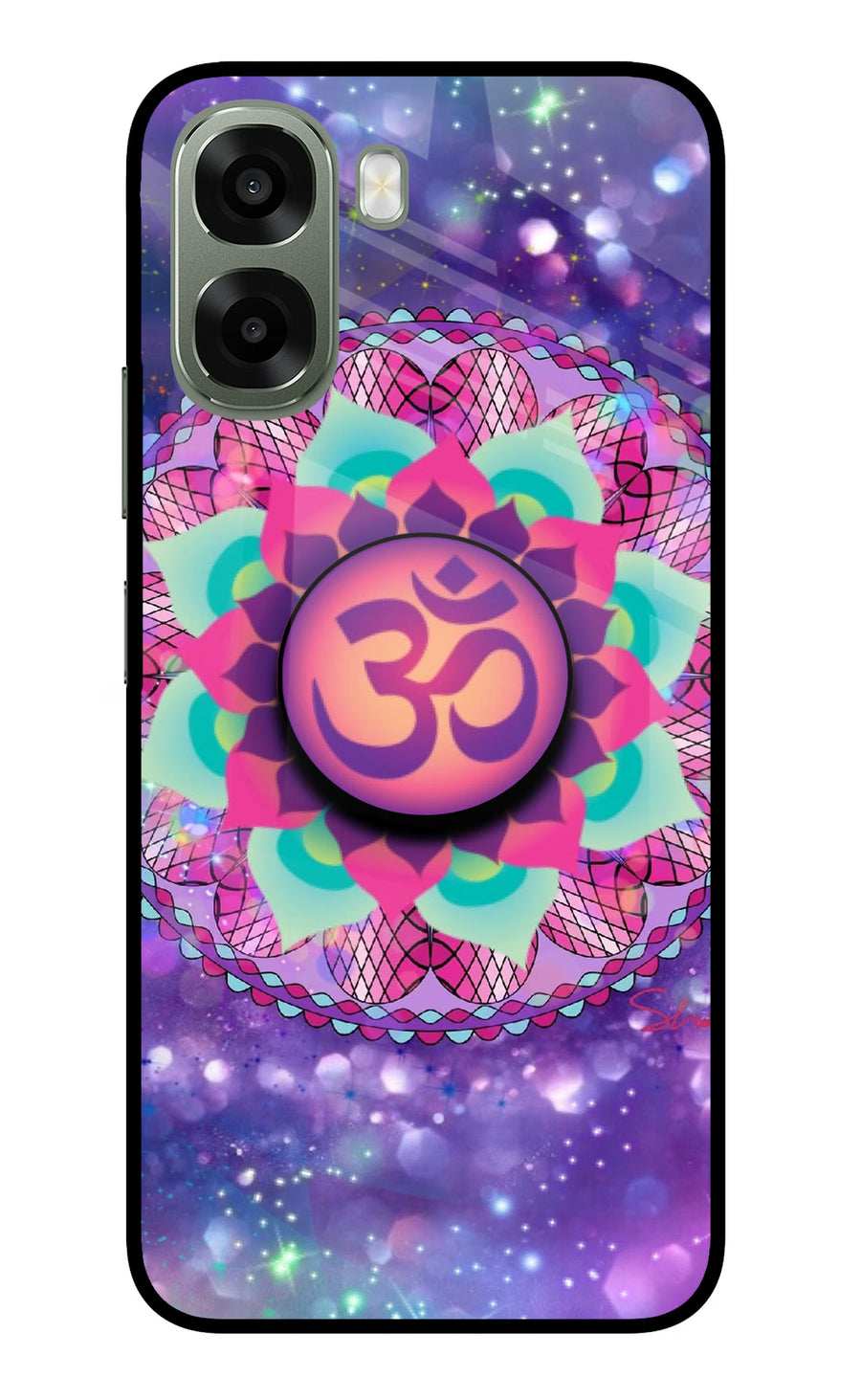 Om Purple Oppo A6x 5G Pop Case, Metal case