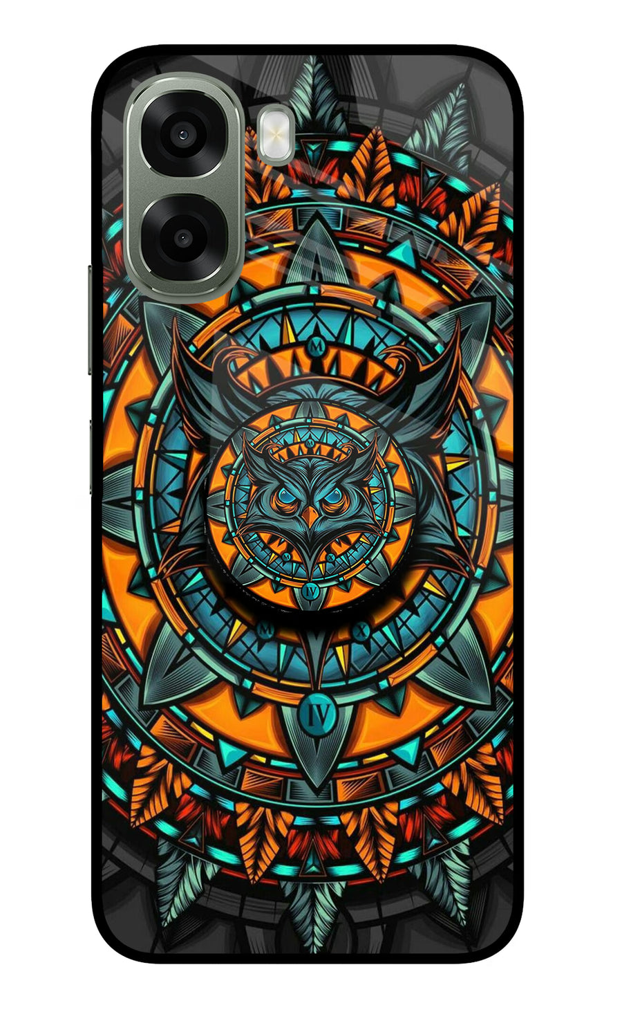 Angry Owl Oppo A6x 5G Pop Case, Metal case