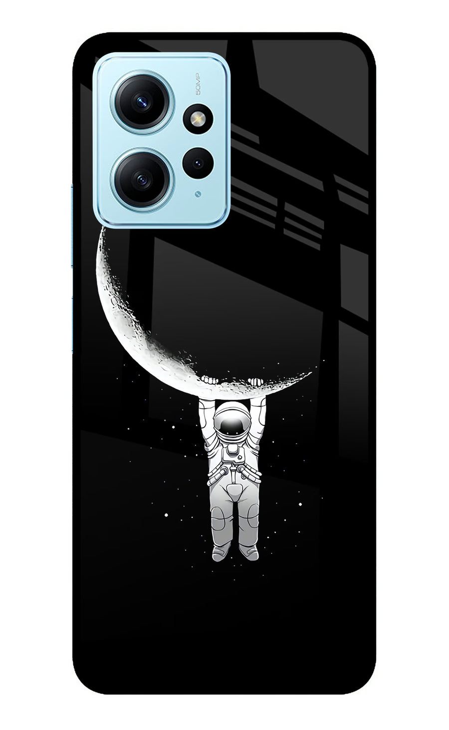 Moon Space Redmi Note 12 4G Back Cover, Metal case