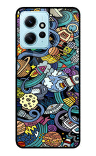 Space Abstract Redmi Note 12 4G Metal Case Back Cover by Casekaro
