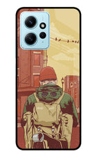 Adventurous Redmi Note 12 4G Metal Case Back Cover by Casekaro