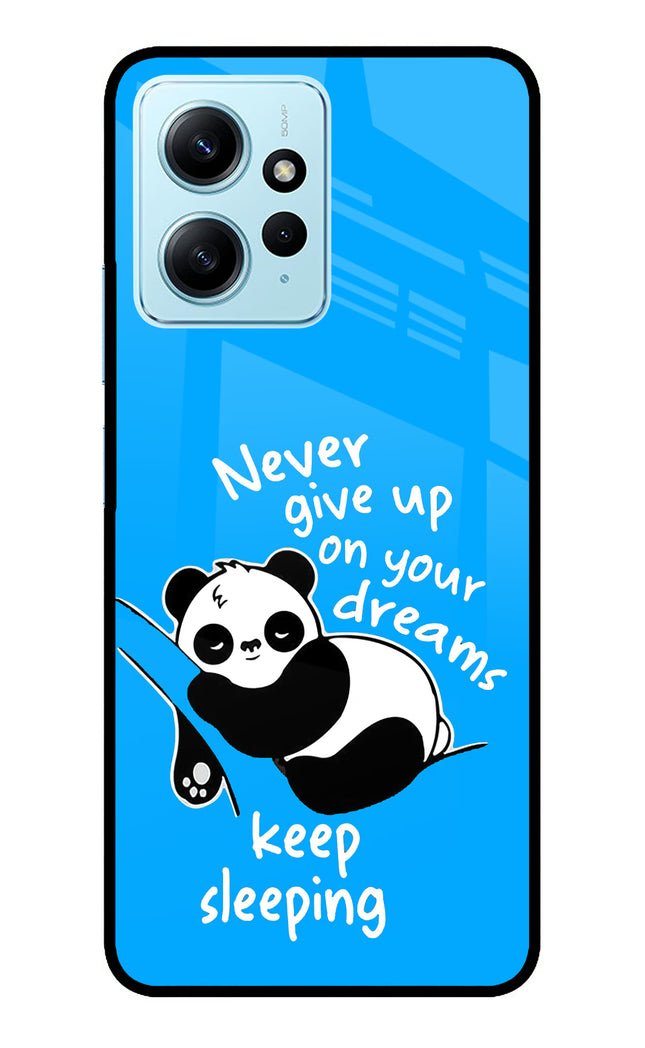 Keep Sleeping Redmi Note 12 4G Metal Case Back Cover by Casekaro