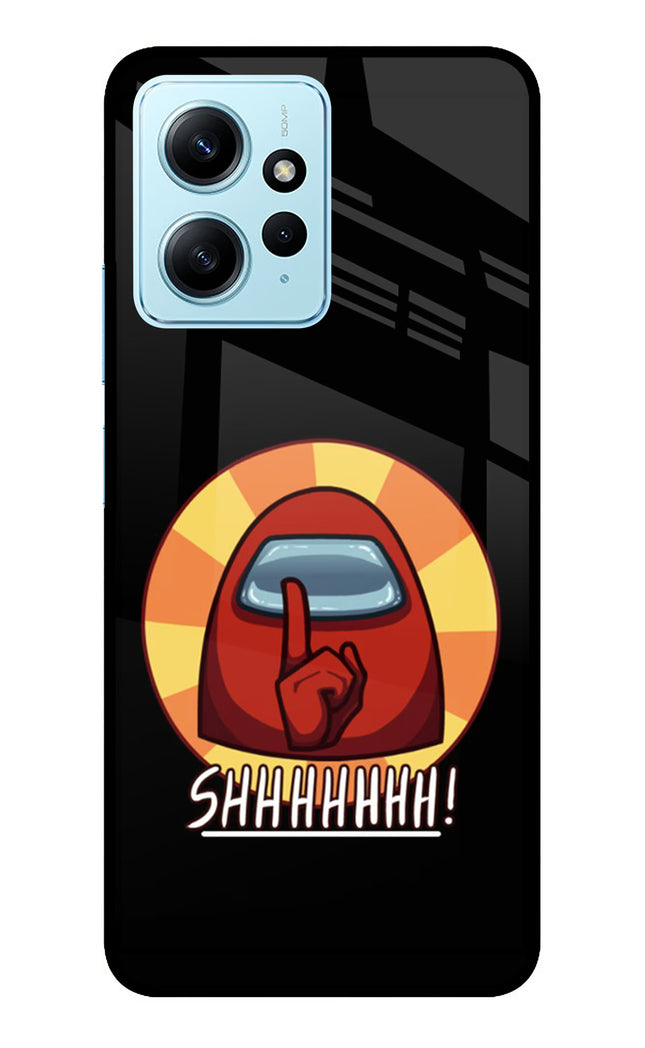 Among Us Shhh! Redmi Note 12 4G Metal Case Back Cover by Casekaro