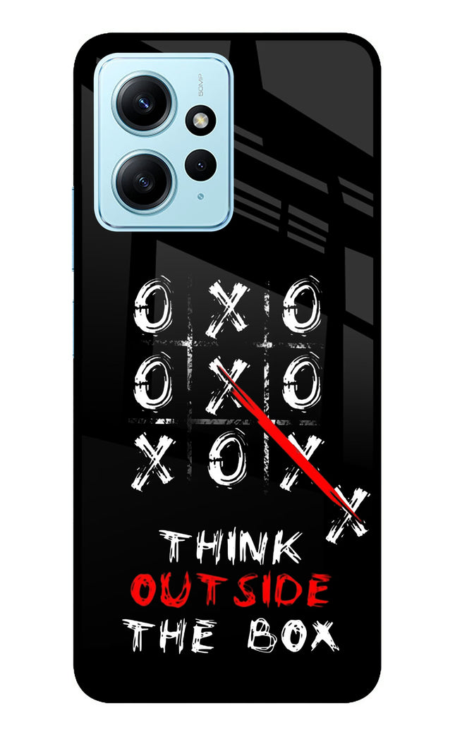 Think out of the BOX Redmi Note 12 4G Metal Case Back Cover by Casekaro