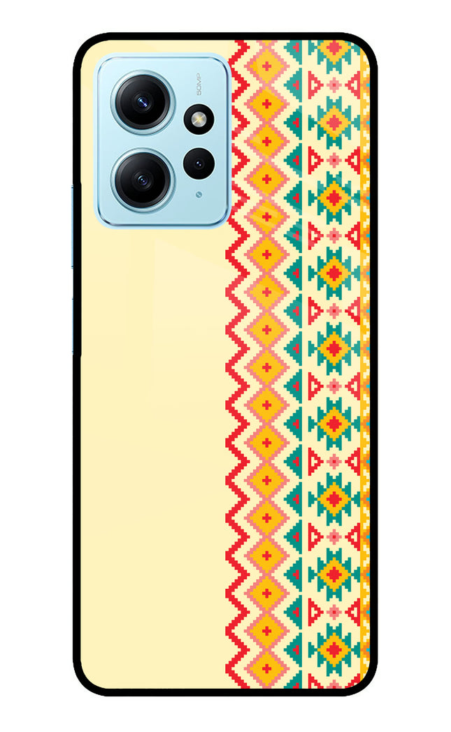 Ethnic Seamless Redmi Note 12 4G Metal Case Back Cover by Casekaro