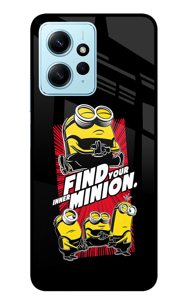 Find your inner Minion Redmi Note 12 4G Metal Case Back Cover by Casekaro