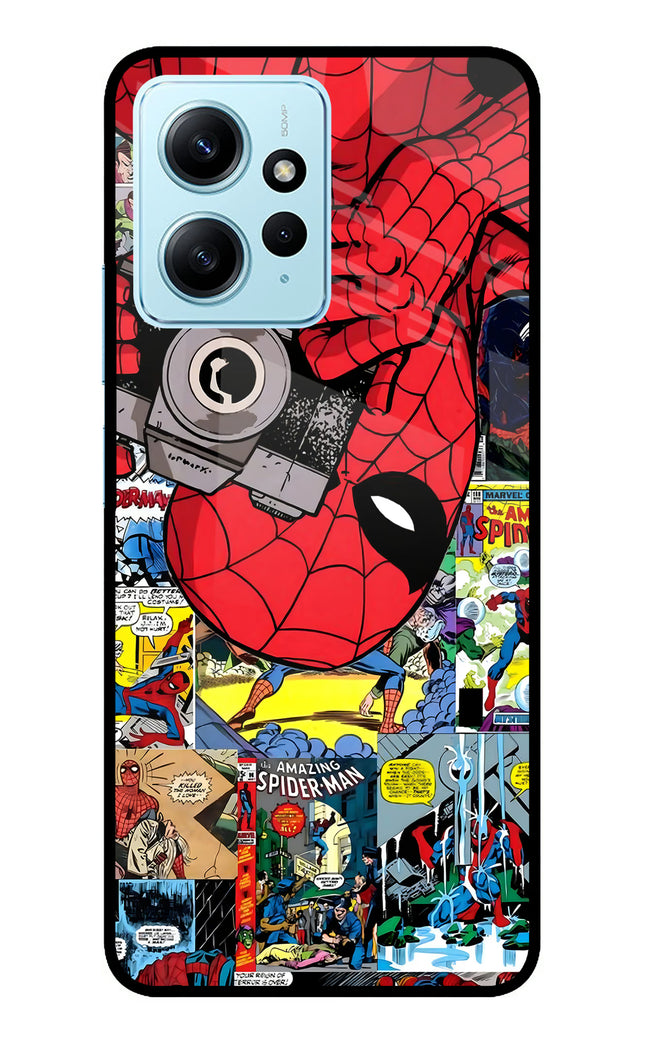 Spider Man Redmi Note 12 4G Metal Case Back Cover by Casekaro
