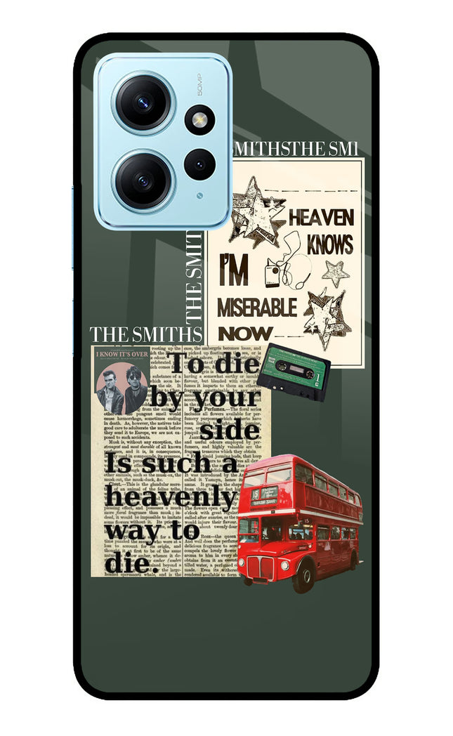 The Smiths Redmi Note 12 4G Metal Case Back Cover by Casekaro