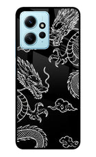 Twin Dragons Redmi Note 12 4G Metal Case Back Cover by Casekaro