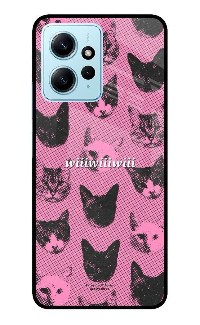 Pink Cats Redmi Note 12 4G Metal Case Back Cover by Casekaro