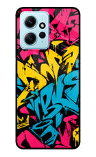 Graffiti Vibe Redmi Note 12 4G Metal Case Back Cover by Casekaro