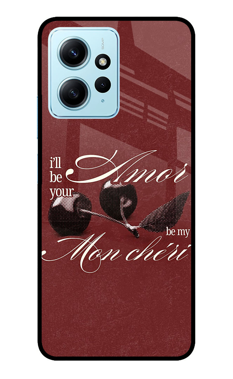 Velvet Cherry Redmi Note 12 4G Back Cover, Metal case