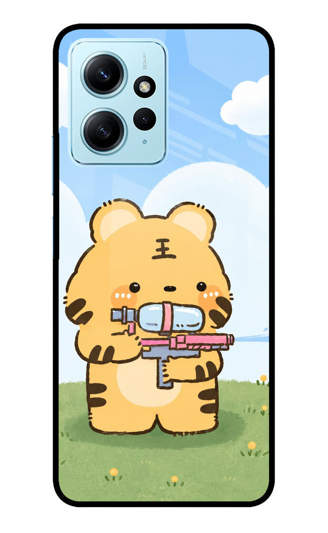 Tiger Treat Redmi Note 12 4G Metal Case Back Cover by Casekaro