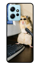Hacker Hamster Redmi Note 12 4G Metal Case Back Cover by Casekaro