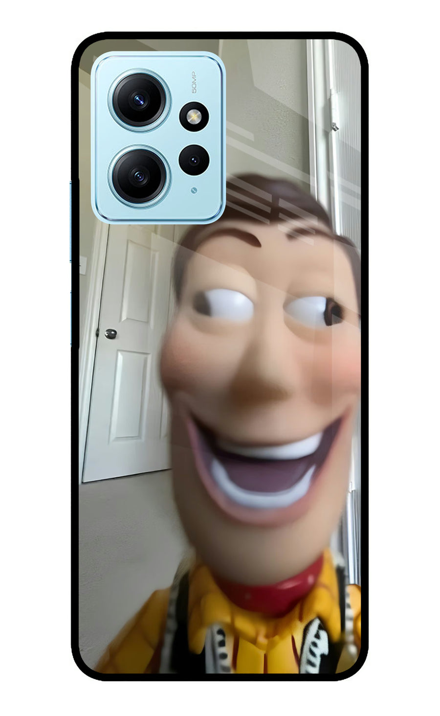 Side Eye Woody Redmi Note 12 4G Back Cover, Metal case