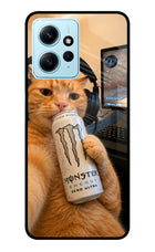 Gamer Cat Energy Redmi Note 12 4G Metal Case Back Cover by Casekaro