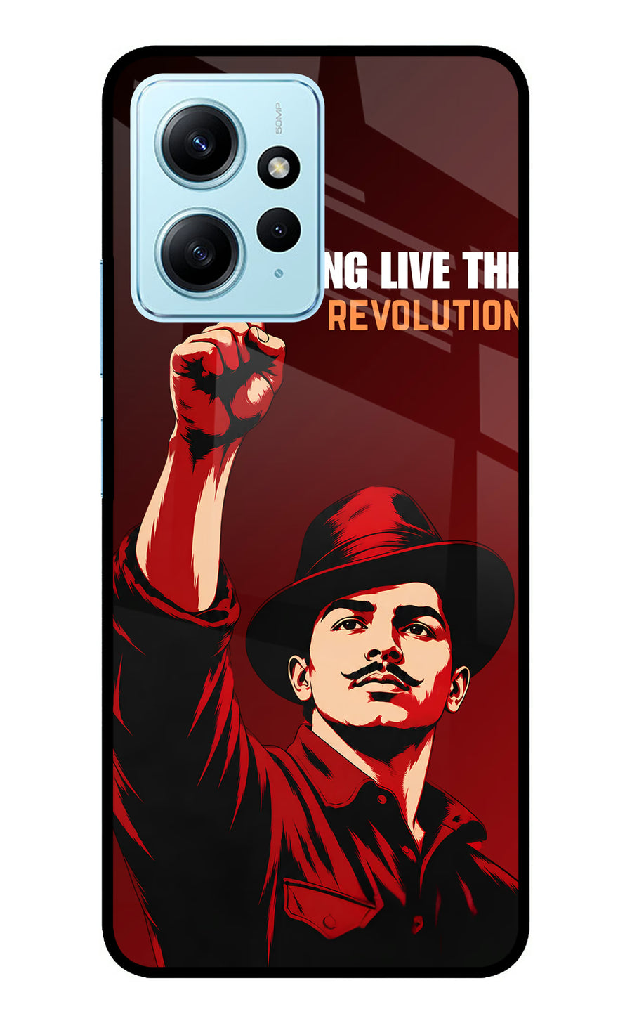 Bhagat Singh Revolution Redmi Note 12 4G Back Cover, Metal case