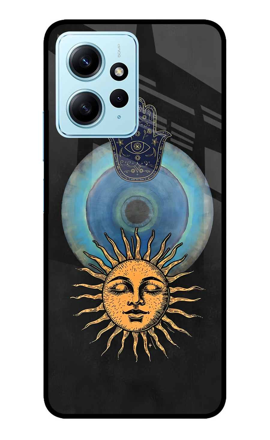Divine Sun Redmi Note 12 4G Back Cover, Metal case