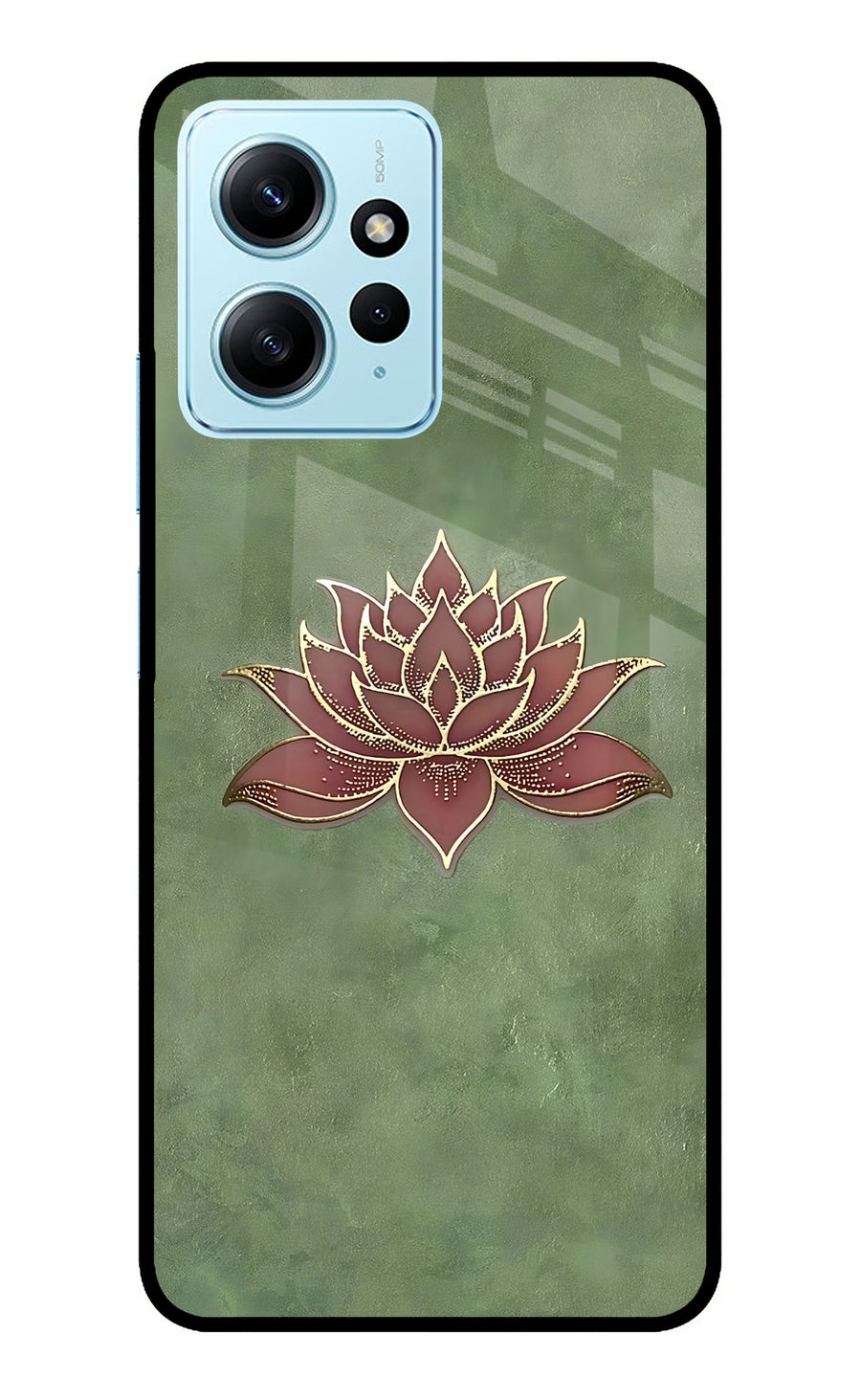 Lotus Grace Redmi Note 12 4G Back Cover, Metal case
