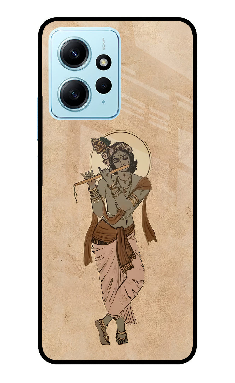 Krishna Redmi Note 12 4G Back Cover, Metal case