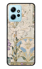 White Lily Redmi Note 12 4G Metal Case Back Cover by Casekaro