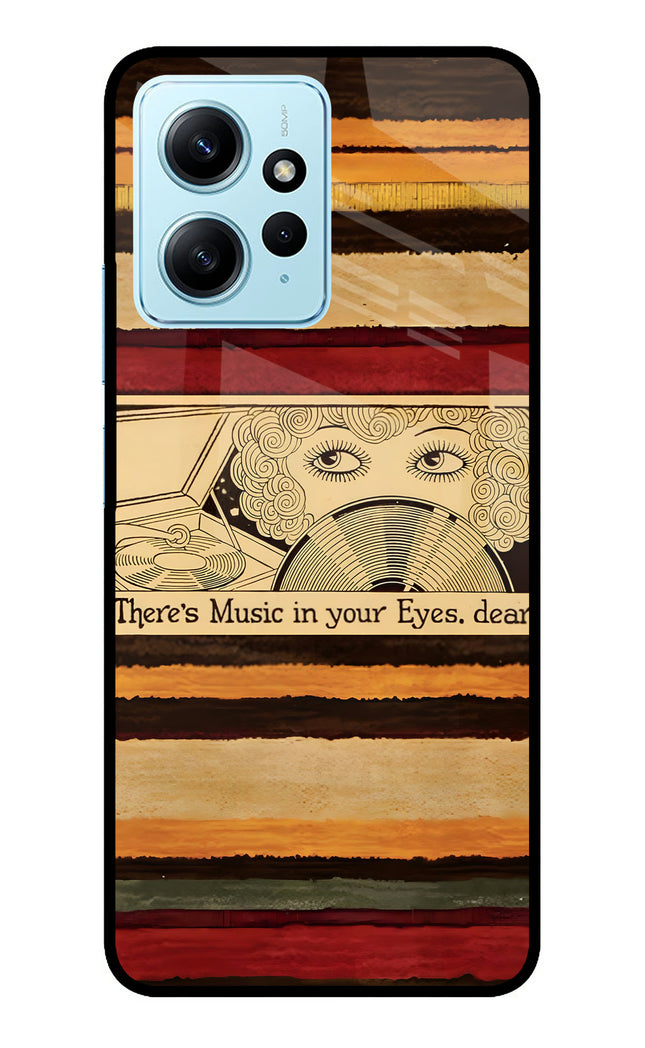 Vinyl Stripes Redmi Note 12 4G Metal Case Back Cover by Casekaro