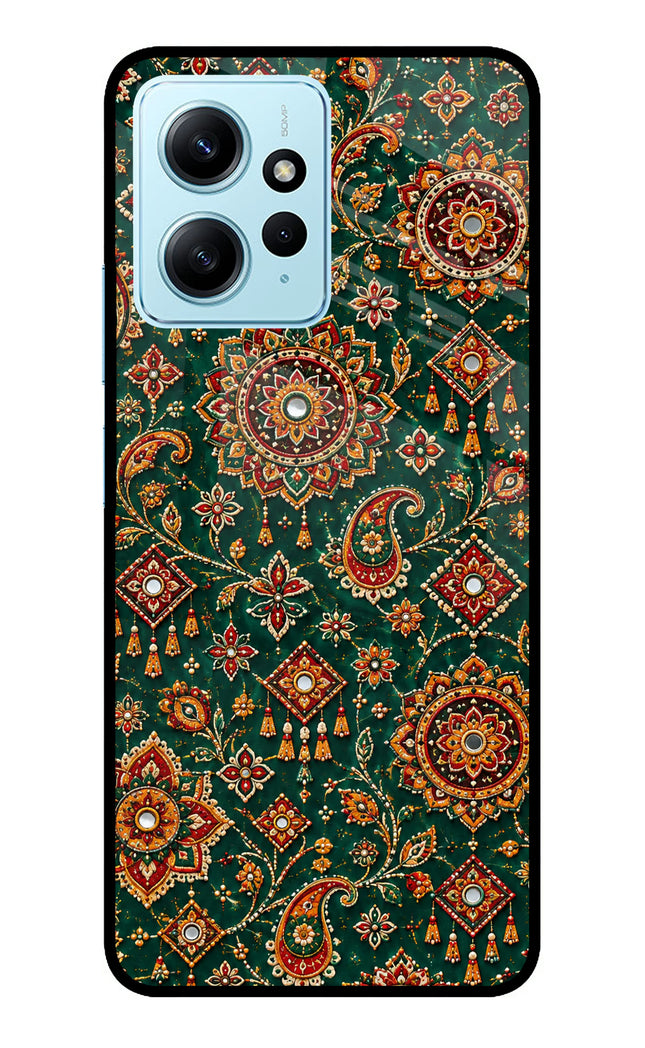 Green Pataka Redmi Note 12 4G Metal Case Back Cover by Casekaro