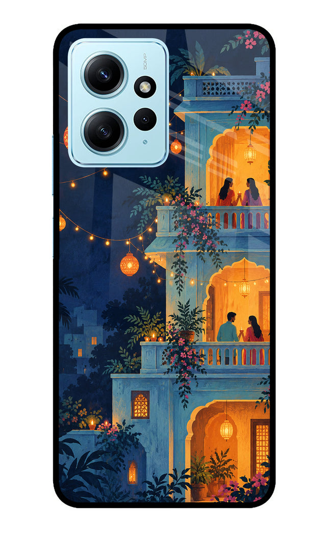 Balcony Glow Redmi Note 12 4G Metal Case Back Cover by Casekaro